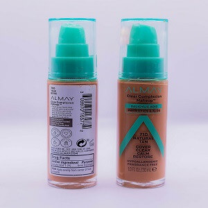 Clear complexion Makeup, 710 natural tan cover clear calm restore