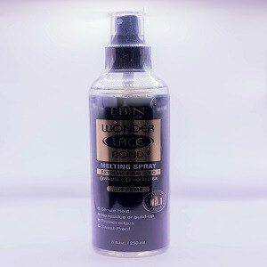 Wonder Lace bond, melting spray, supreme, extreme firm hold